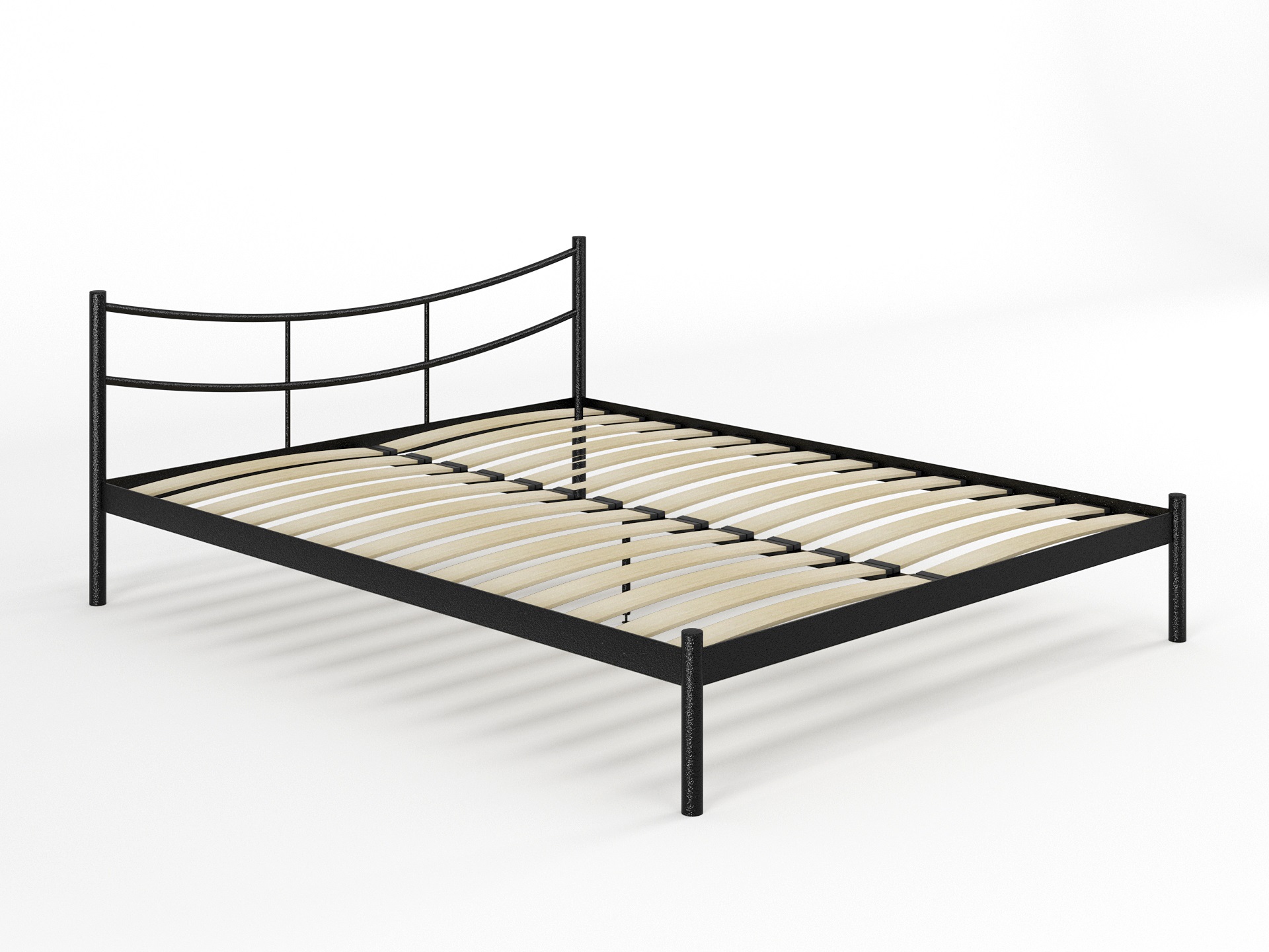 Двуспальная металлическая кровать Брио 160x200 Ортопедическое основание