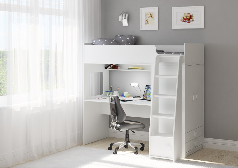 Детская двухъярусная кровать Легенда F607.1