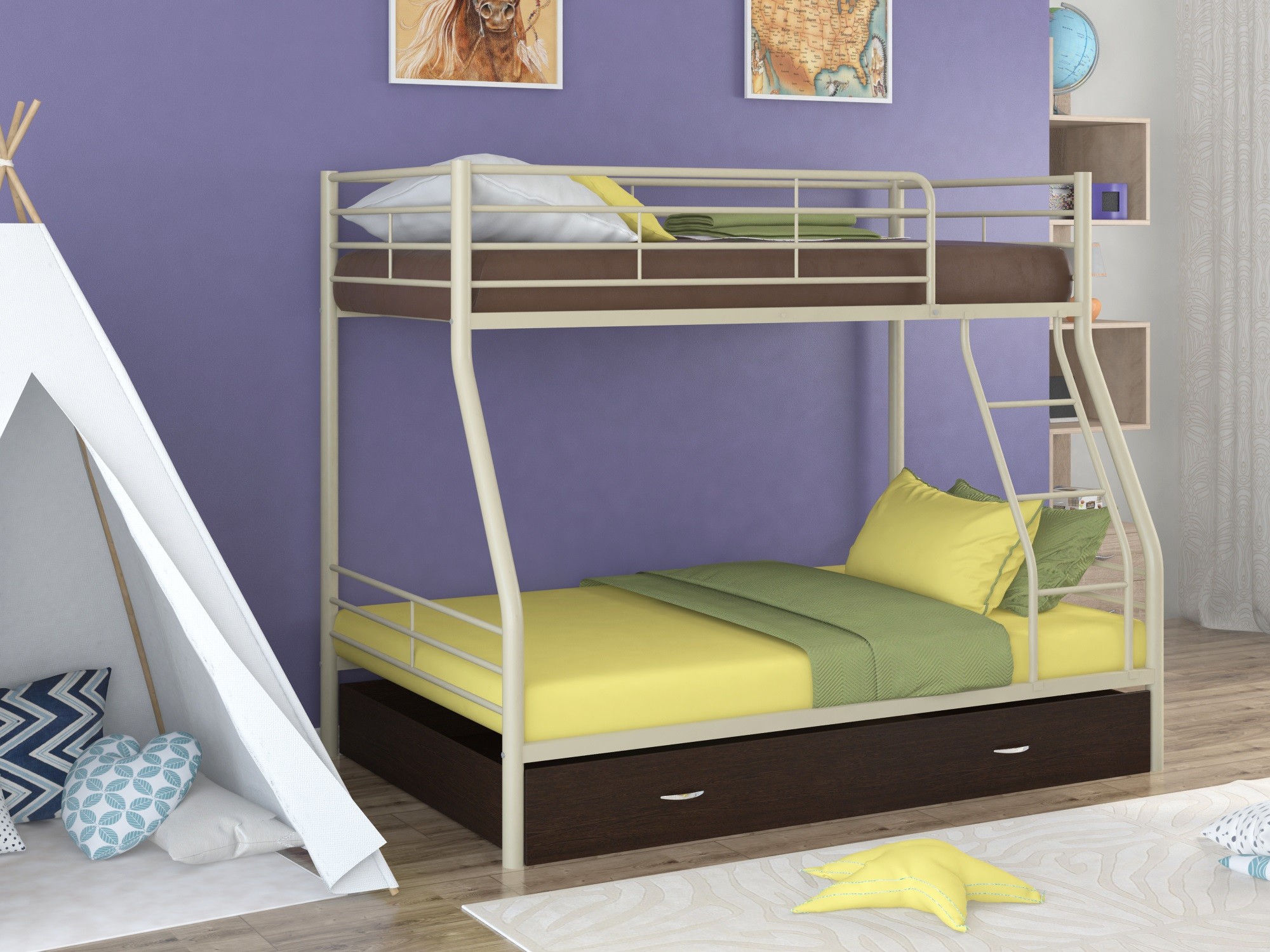 Детская двухъярусная кровать Гранада 2Я