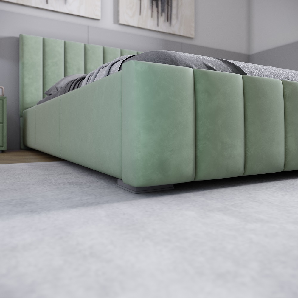 Интерьерная кровать с ортопедическим основанием «Нега»  140x200