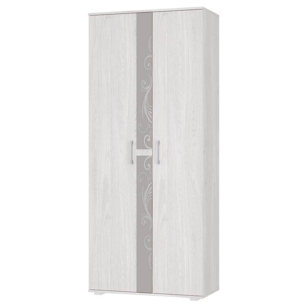 Шкаф двухстворчатый Флоренция, Ясень белый