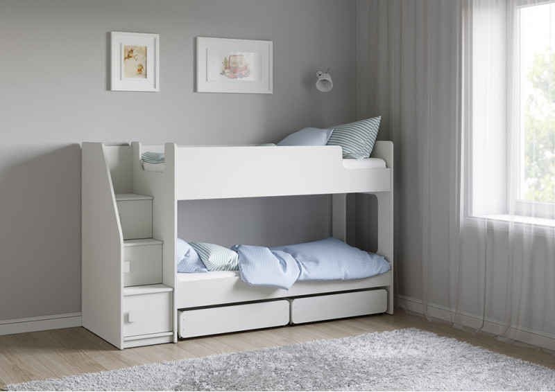 Детская двухъярусная кровать Легенда K502.42   